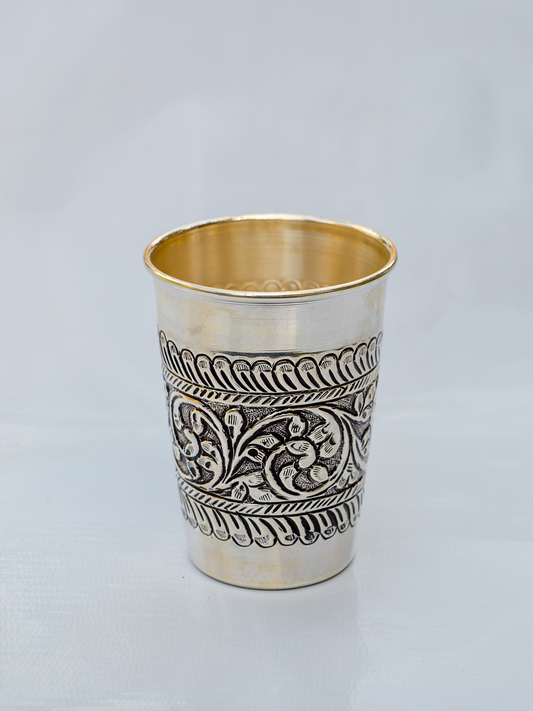 Maharaja Luxe | 99.9% Pure Silver Glass | Classic Grandeur