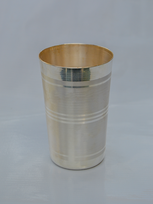 Classic Elegance | 99.9% Pure Silver Glass | The Everyday Essential