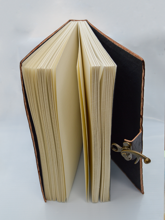 The Spiral | Leather Diary with Triskelion Embossing