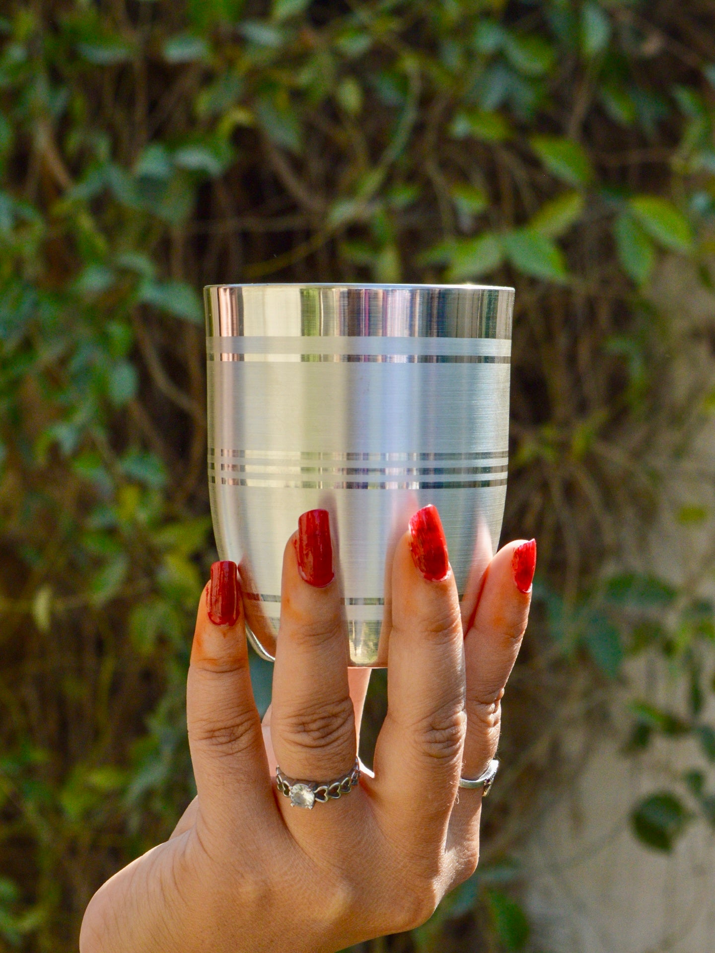 The Hairloom | Set of 3 | Pure Silver Glasses