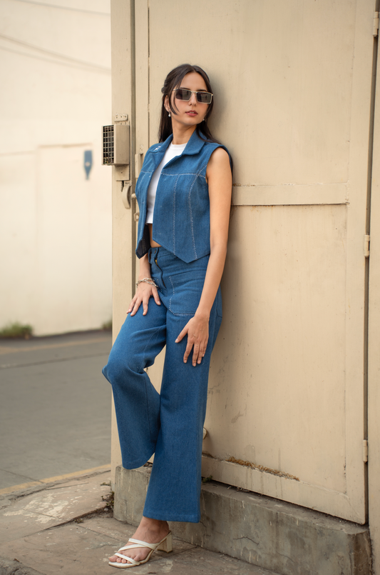 Blue Mirage Denim Trousers