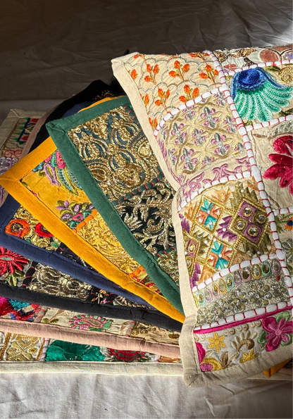 Patchwork Cushion Cover – One-of-a-Kind Handmade Accent