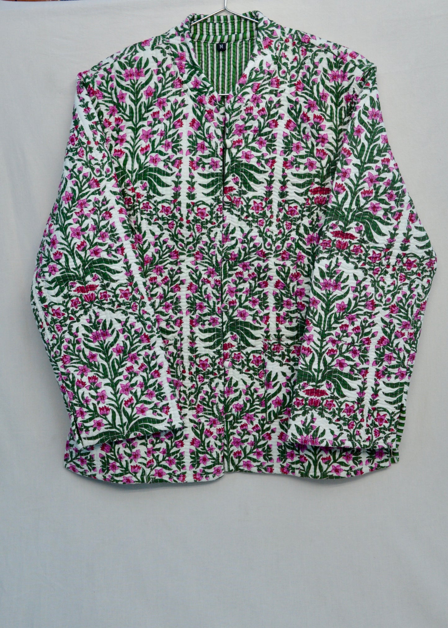 The Grove – Chaqueta reversible acolchada de algodón | Hecha a mano con algodón Kapas natural