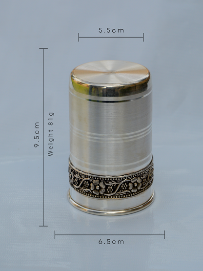 Royal Crest | Cristal de plata pura al 99,9 % | Un toque de tradición