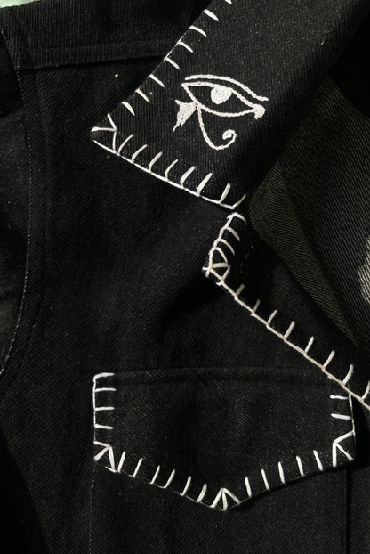 Heavy Hand-Stitched Denim Jacket