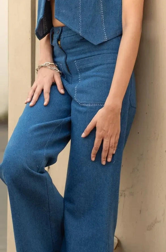 Blue Mirage Denim Trousers